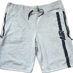 Nike Gray Athletic Shorts with Drawstring Waistband